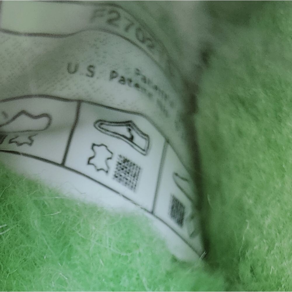 UGG Fluff Yeah Green Tie Dye Faux Fur Sheepskin Slingback Slides Slippers, Sz 6 - Picture 13 of 16